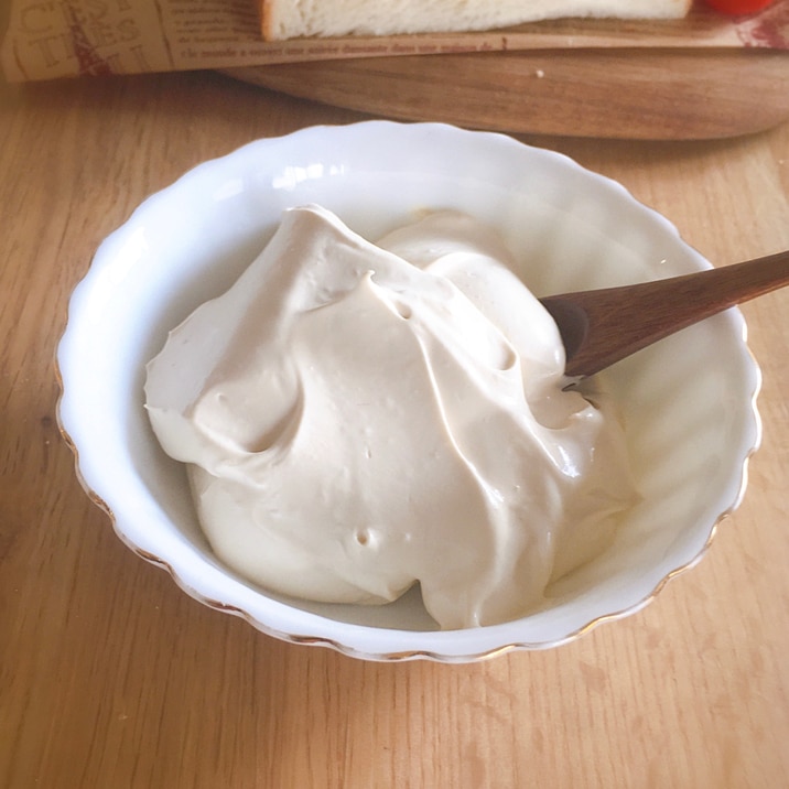 水切りヨーグルトで作る♡簡単コーヒークリーム♪